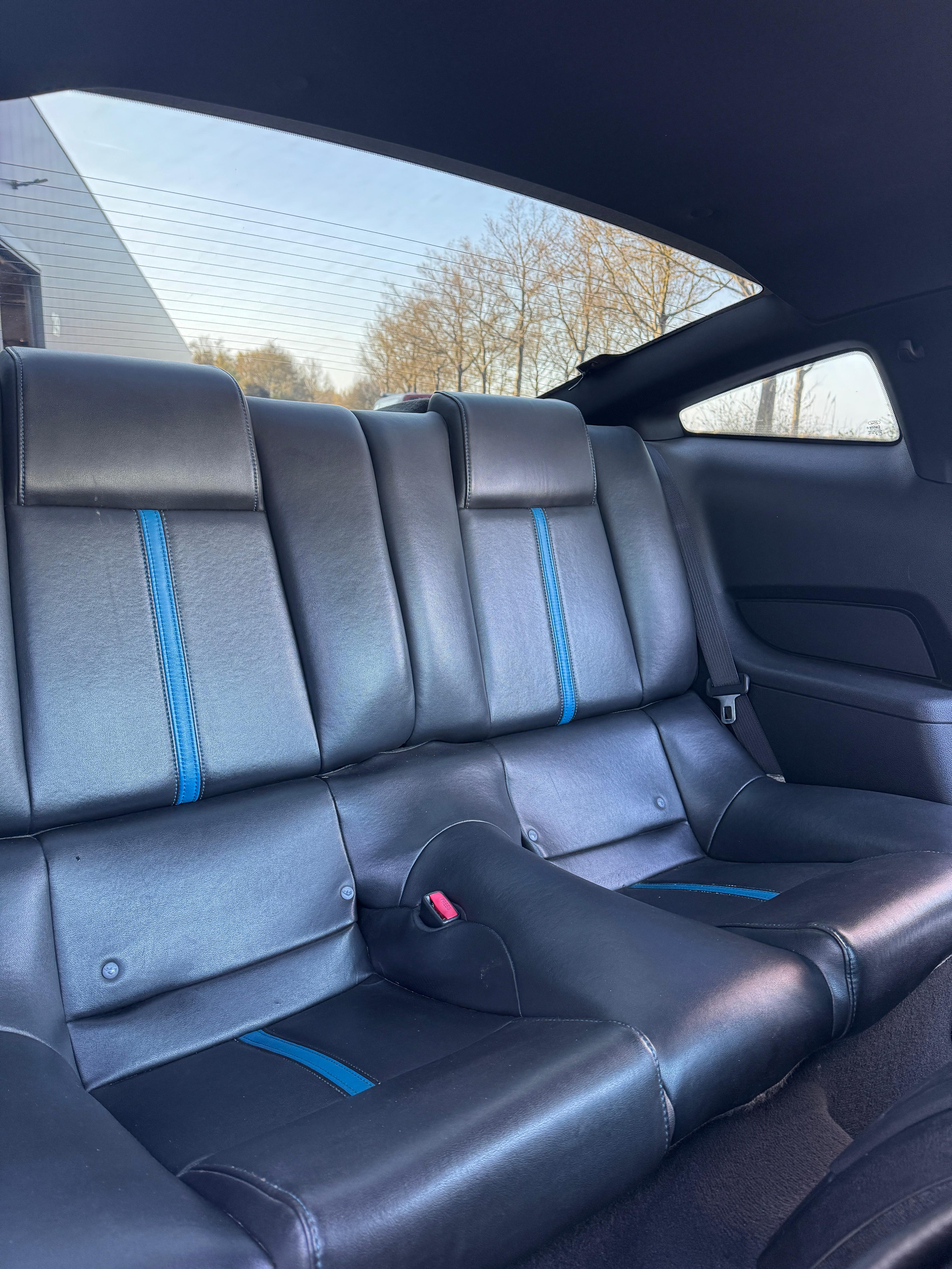 Ford Mustang GT Interior Rear Seats