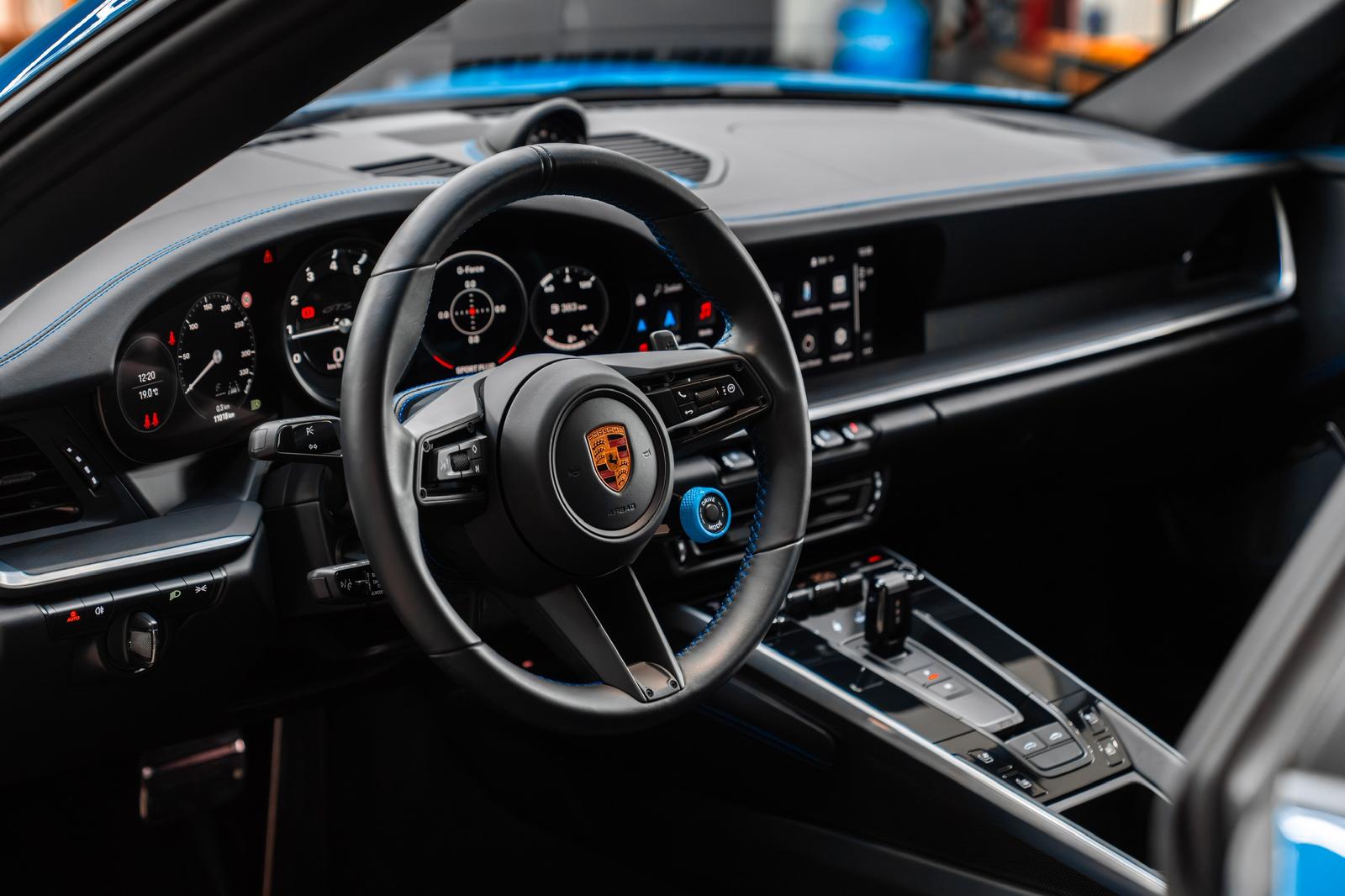 Stuurwiel met Porsche crest